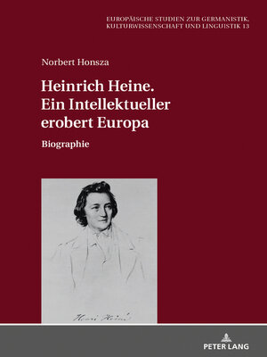 cover image of Heinrich Heine. Ein Intellektueller erobert Europa